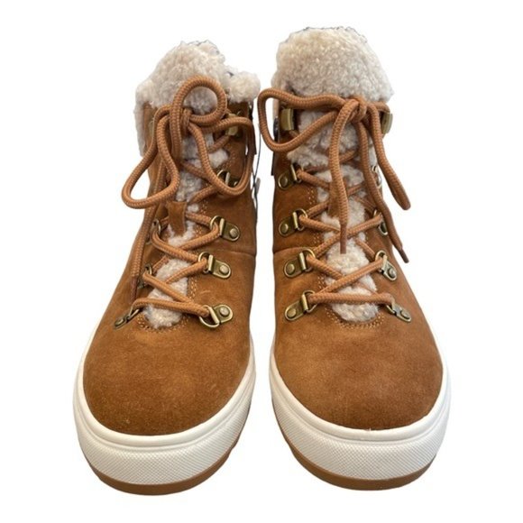 AQUA COLLEGE Women's Sheela Waterproof Booties in Camel - Size 7.5 M - Picture 2 of 9